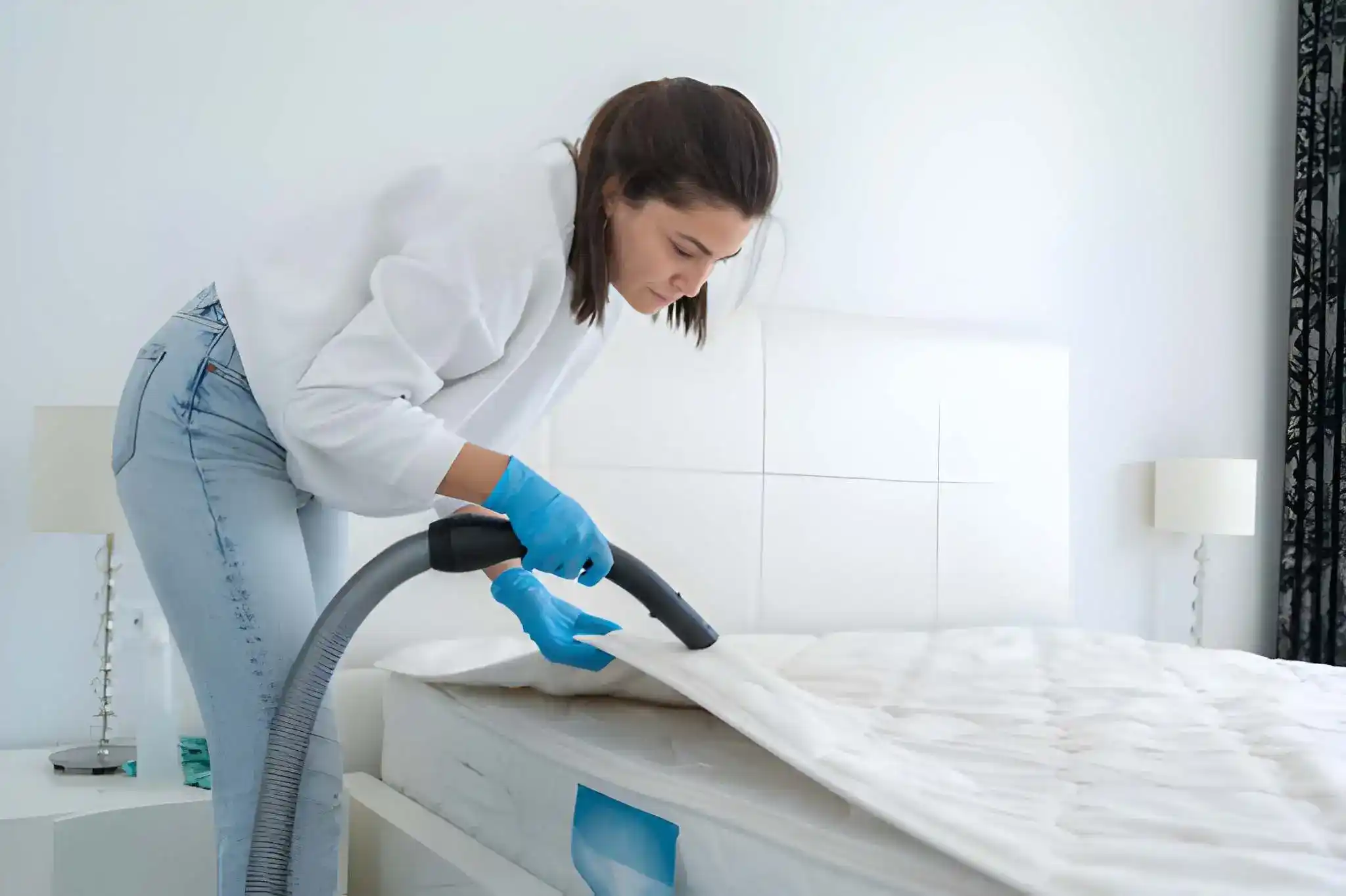 Bathroom disinfection during deep cleaning