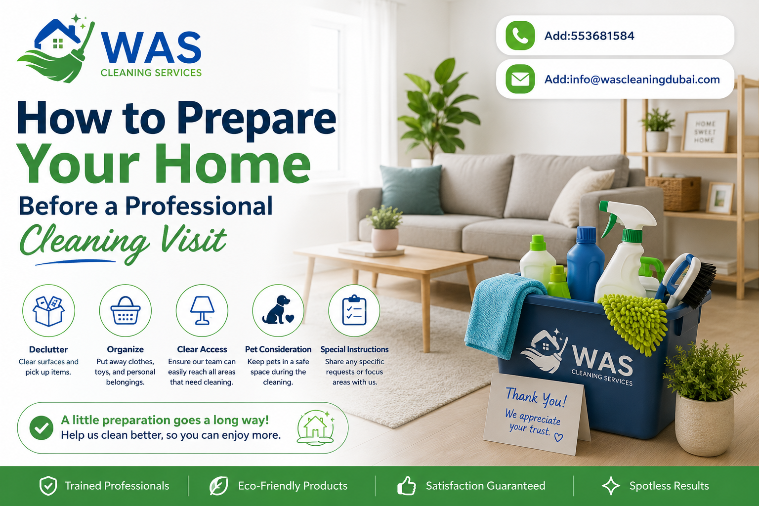 How to Prepare Your Home Before a Professional Cleaning Visit
